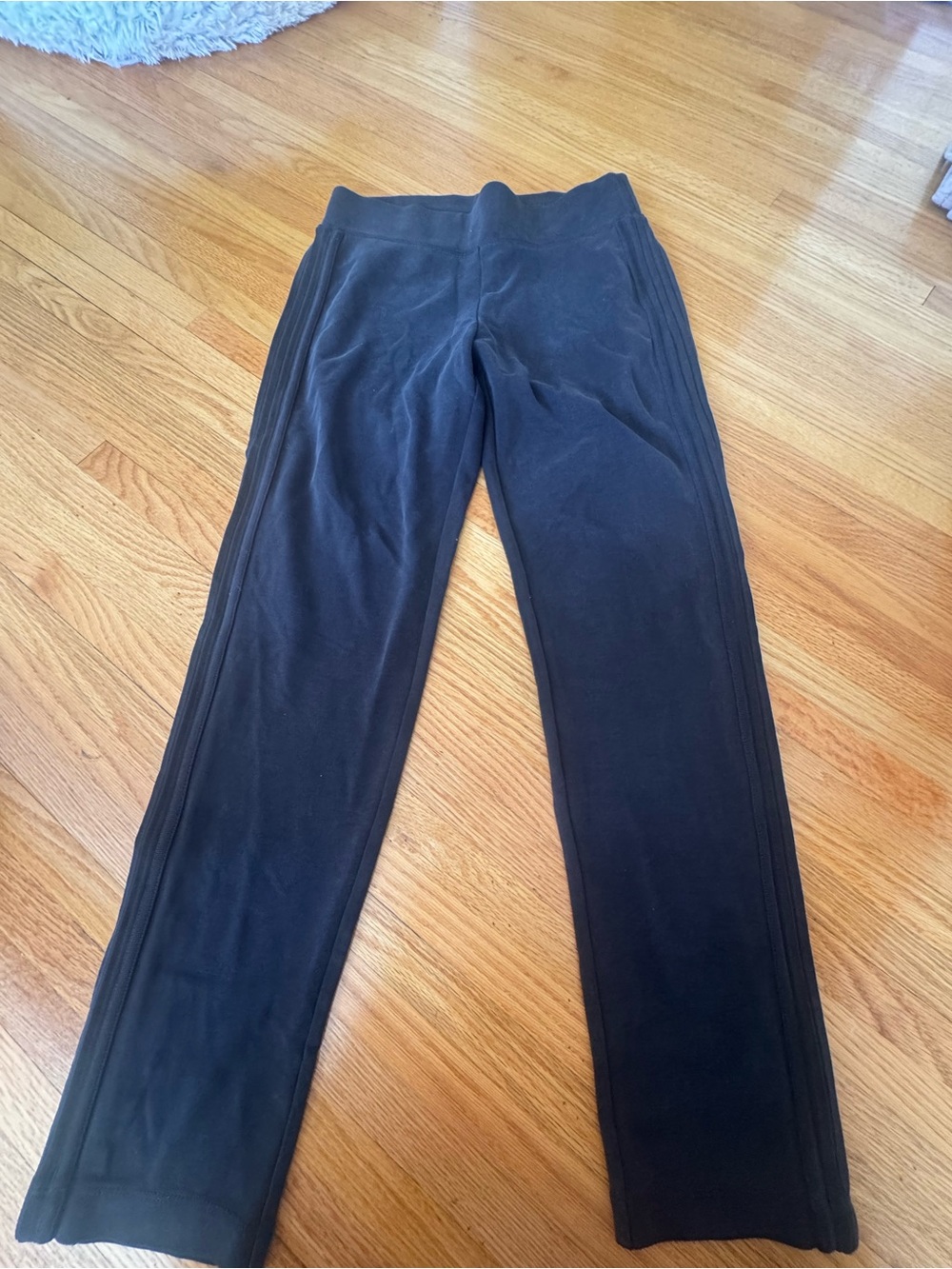 Athleta Black Straight-Leg Sweatpants